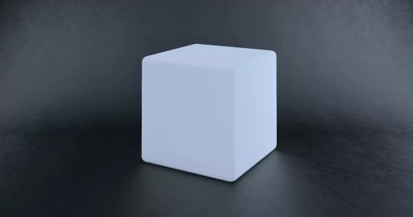 Puff Led Cubo 43cm - Locação - Image 2